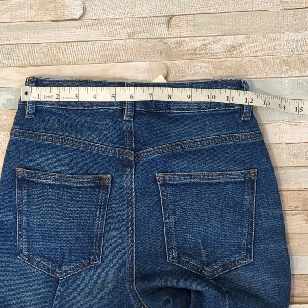 NWT Asos raw hem super high rise jeans - Picture 5 of 10